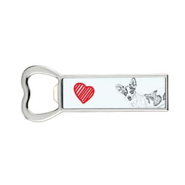 Rat Terrier - otvarač za boce sa psom, personalizirani otvarač za hladnjak, jedinstveni poklon za muškarca od a