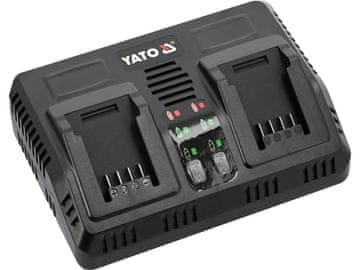 YATO 18V 2.2A dvostruki punjač