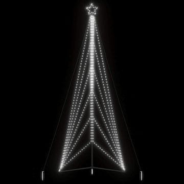 Vidaxl lampice za božićno drvce, 861 hladno bijela LED dioda, 480 cm