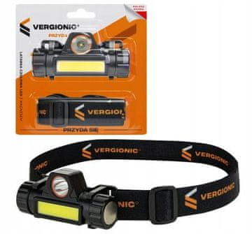 Vergionic LED naglavna lampa s magnetom