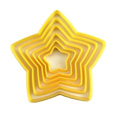 HOME & MARKER® Set kalupa za božićne kolače (6 kom), višekratni plastični kalupi u obliku zvijezde | STARCUTS