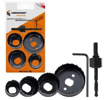 Vergionic 6-dijelni univerzalni set pila za rupe za drvo, aluminij i čelik