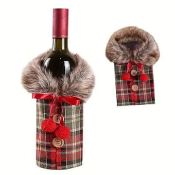 HOME & MARKER® Božićna navlake za vinsku bocu | VINOPOUCH