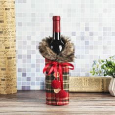 HOME & MARKER® Božićna navlake za vinsku bocu | VINOPOUCH