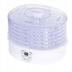 Adler 240W Električna sušilica za gljive, voće i povrće do 70 ° C LCD