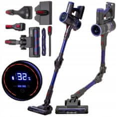 Adler 2V1 200W AK. 2200mah bežični uspravni usisavač LED hepa LCD