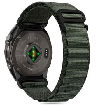 Tech-protect Nylon Pro remen za Garmin Fenix 5x / 5x Plus / 6x / 6x Pro / 7x / 8 51mm, olive