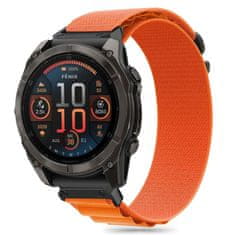 Tech-protect Nylon Pro remen za Garmin Fenix 5x / 5x Plus / 6x / 6x Pro / 7x / 8 51mm, orange