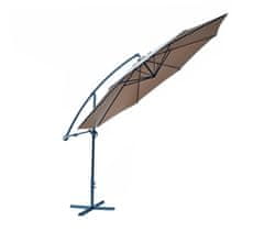 Rojaplast Metalni Okretni Suncobran Ø350cm - Bež, Središnji Stalak, Bez Naginjanja
