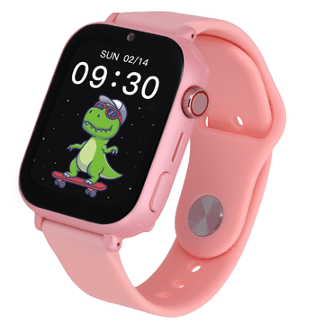 Garett Pametna dječja 4G sat KIDS NICE PRO s GPS-om, SOS, SIM, 1.85", roza