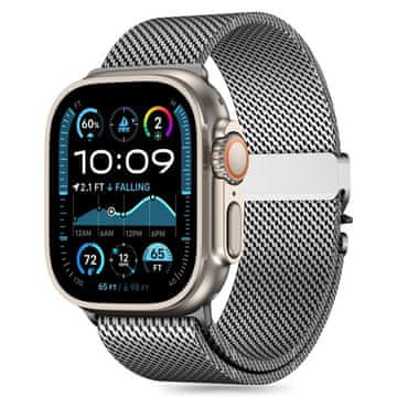 Tech-protect Milano remen za Apple Watch 44/45/46/49mm, silver