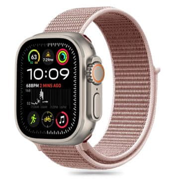 Tech-protect Nylon remen za Apple Watch 44/45/46/49mm, dusty rose