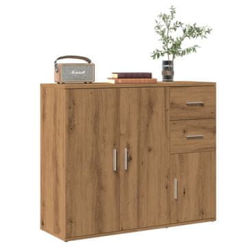 Vidaxl Ormarić, Artisan hrast, 91x29,5x75 cm, materijal na bazi drva