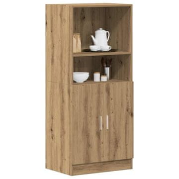 Vidaxl Kuhinjski ormarić Artisan hrast 57x41,5x131,5 cm