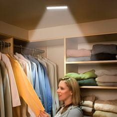 HOME & MARKER® Smart LED svjetlo s senzorom pokreta i magnetnim držačem, automatski uključivanje/isključivanje (bijela) | LUMICOM