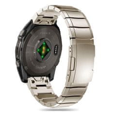 Tech-protect Steelband remen za Garmin Fenix 5x / 5x Plus / 6x / 6x Pro / 7x / 8 51mm, titanium