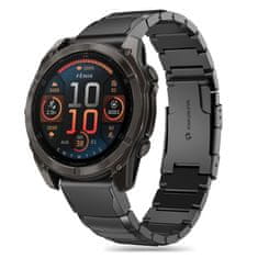 Tech-protect Steelband remen za Garmin Fenix 5 / 6 / 6 Pro / 7 / 8 47mm / E black