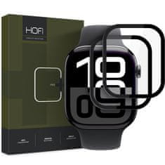 Hofi Glass Pro Watch 2x zaštitno staklo za Apple Watch 10 (46 mm), crno