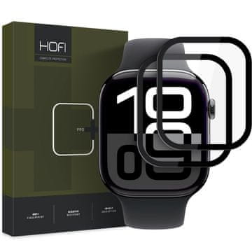 Hofi Glass Pro Watch 2x zaštitno staklo za Apple Watch 10 (46 mm), crno