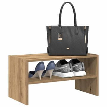 Vidaxl Stalak za cipele Artisan hrast 60x30x30,5 cm