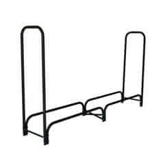 Aga Stalak za drva 200x36x116 cm Crni