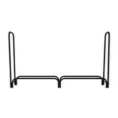 Aga Stalak za drva 200x36x116 cm Crni