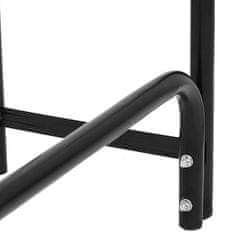 Aga Stalak za drva 200x36x116 cm Crni