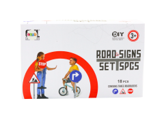 slomart Edukativni set Veliki prometni znakovi 76cm 3 kom