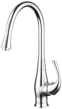 SAPHO PRIM Stojna Miješalica za Sudoper, Kromirana Mosaz, Otočni Izljev