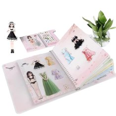 JOJOY® Magnetna lutka s odjećom, Kreativna edukativna igračka za djevojčice | MAGDRESSY