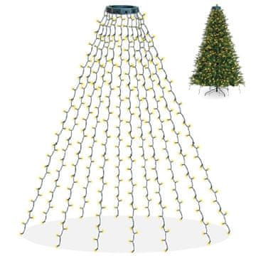 HOME & MARKER® LED lampice za božićno drvce, 400 kom, energetski učinkovite, božićne dekorativne lampice | IZIGLOW