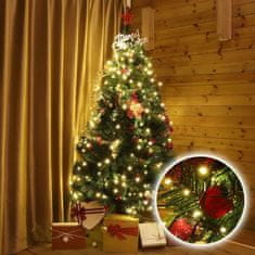 HOME & MARKER® LED lampice za božićno drvce, 400 kom, energetski učinkovite, božićne dekorativne lampice | IZIGLOW
