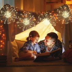 HOME & MARKER® LED božićna dekoracija, vatromet, svjetla za vanjsku upotrebu, s 8 načina osvjetljenja | LUMIBLAST