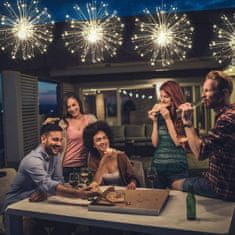 HOME & MARKER® LED božićna dekoracija, vatromet, svjetla za vanjsku upotrebu, s 8 načina osvjetljenja | LUMIBLAST