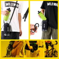 WILD MAN R1 držač za boce za bicikl 1L, crno