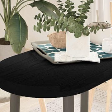 Vidaxl Ploča stola smeđa 80x40x4 cm masivno hrastovo drvo ovalno