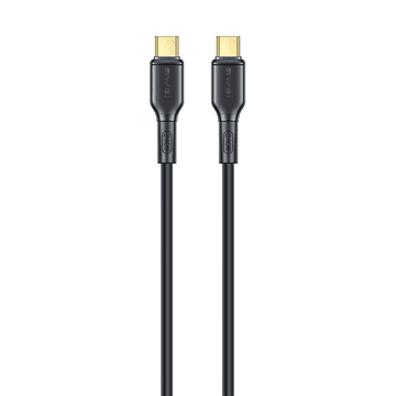 Awei Brzi punjačko-podatkovni kabel CL-221T, 2× USB-C, 2 m, crna
