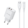Awei PD81T-EU 22,5W, bijela, punjač s USB-C kabelom