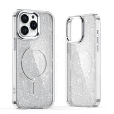 MG Glitter MagSafe maska za iPhone 16 Pro, bijela
