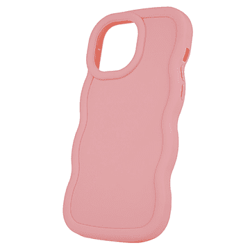 Onasi Bubble silikonska maskica za iPhone 14 - roza