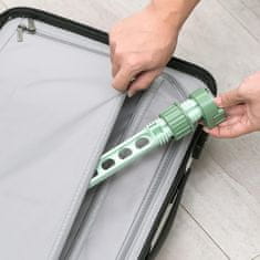 Netscroll Prijenosni stalak za sušenje rublja s 5 utora za male prostore i sklopivu zidnu montažu, ClothesHanger