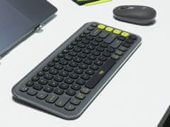 Logitech POP Icon Combo tipke i miš, Bluetooth, grafitna (920-013140)