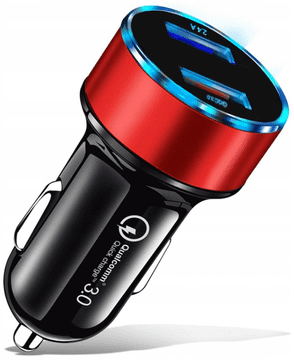 CO2 BRZI USB AUTO PUNJAČ QC 3.0 LED MJERAČ NAPONA BATERIJE