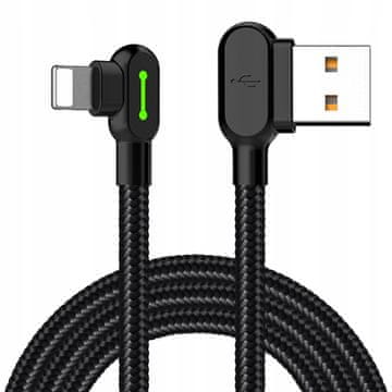 Mcdodo Mcdodo Dvostrani Lightning Kabel S Kutom Od 90° Za Iphone 11 12 13 14 Led 3M