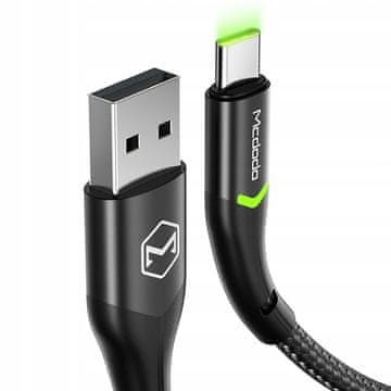 Mcdodo Mcdodo Usb-C Kabel Za Brzo Punjenje Za Samsung Usb Tipa C Punjač Led 1M