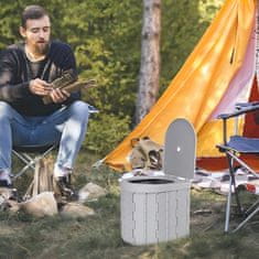 HOME & MARKER® Prijenosni sklopivi WC za kampiranje, bez mirisa | POTTYMATE + Komplet vrećica WCBAGS | POTTYBAGS