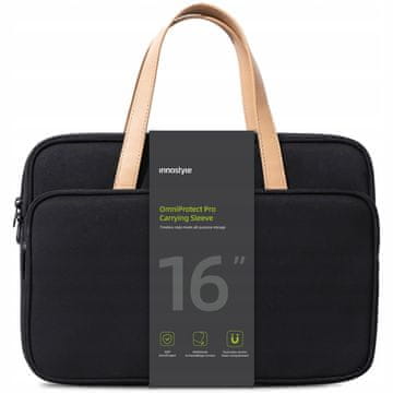 Innostyle ženska torba za prijenosno računalo 15,6" 16" vodootporna omniprotect crna
