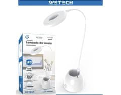 WETECH Punjiva LED stolna lampa s držačem za olovke