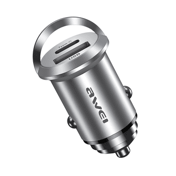 Awei Punjač za automobil (adapter u upaljač) C-708 45 W
