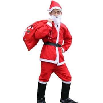 Osnovni kostim Djeda Božićnjaka XL/XXL – 5-dijelni set